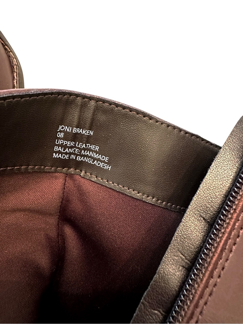 Tahari Chocolate Brown Leather Joni Boots - Picture 10 of 11